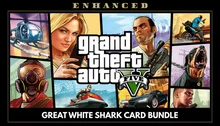 Grand Theft Auto V Enhanced & Great White Shark Card