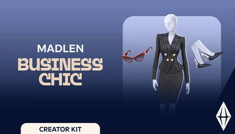 Купить The Sims 4 Business Chic Kit