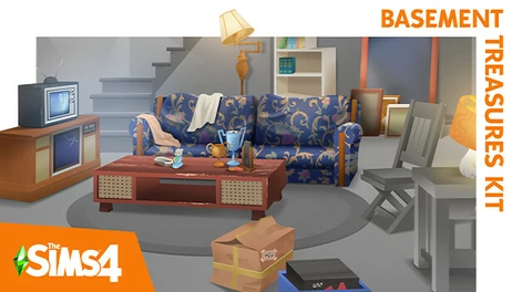 Купить The Sims 4 Basement Treasures Kit