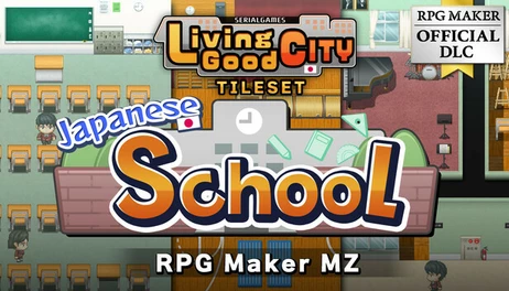 Купить RPG Maker MZ - SERIALGAMES LivingGoodCity TILESET Japanese School