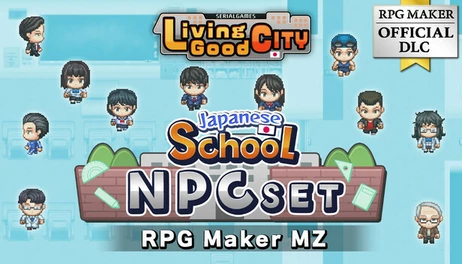 Купить RPG Maker MZ - SERIALGAMES LivingGoodCity Japanese School NPC SET