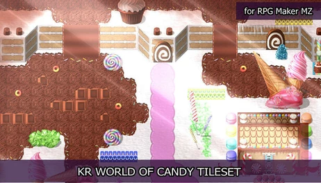 Купить RPG Maker MZ - KR World of Candy Tileset