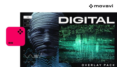 Купить Movavi Video Editor 2026 - Digital Overlay Pack