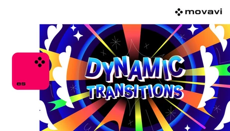 Купить Movavi Video Editor 2026 - Dynamic Transitions Pack