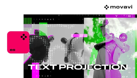 Купить Movavi Video Editor 2026 - Text Projection Overlay Pack