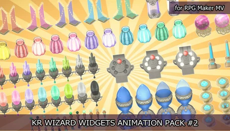Купить RPG Maker MV - KR Wizard Widgets Animations Pack 2