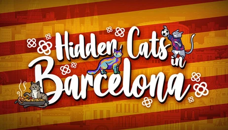 Купить Hidden Cats in Barcelona - Coloring Book and Poster