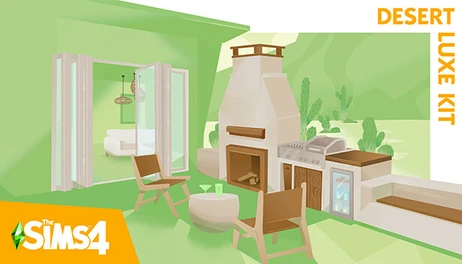 Купить The Sims 4 Desert Luxe Kit