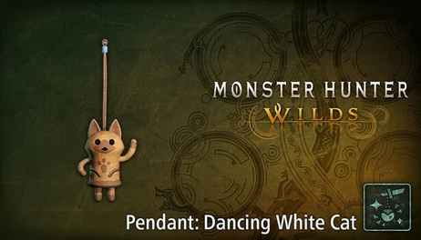 Купить Monster Hunter Wilds - Pendant: Dancing White Cat